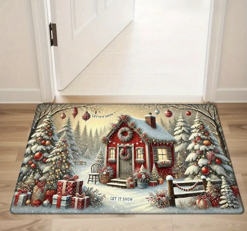 Килимок різдвяний з принтом 40х60 см Смела - изображение 5