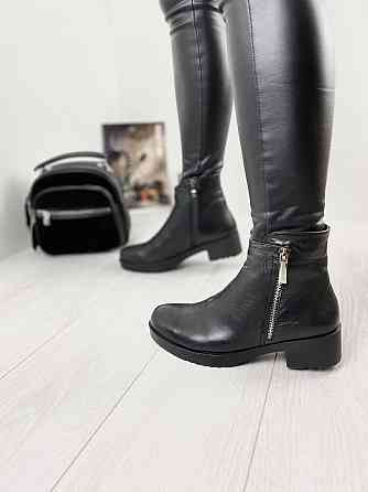 Черевики жіночі D and V 2003 чорні (зима, шкіра натуральна) (2193) лише 36р.і 39р. 39 Коломия