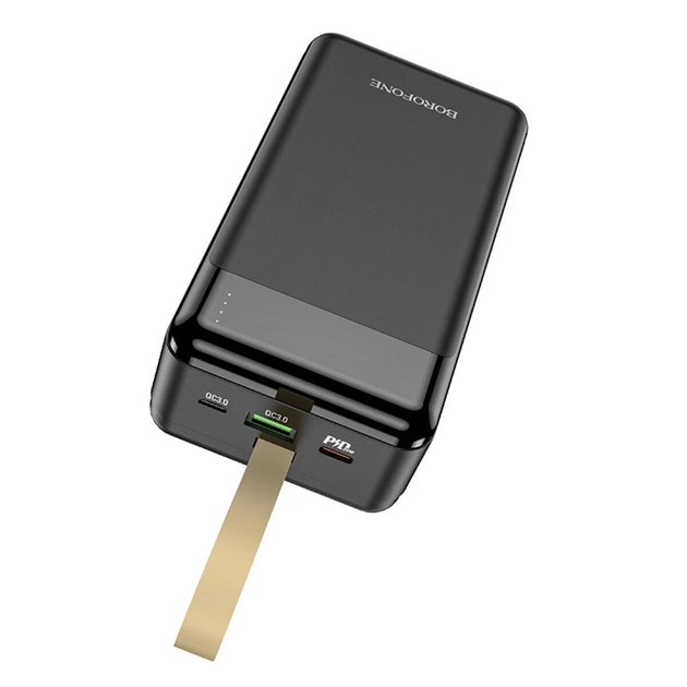 Универсальная мобильная батарея Power bank Borofone BJ19B PD20W+QC3.0 30000 mAh (Черный) Винница - изображение 3