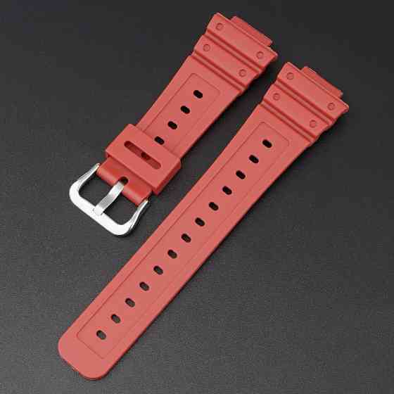 Ремінець для Casio G-Shock GA-2100 Red SI SBR Київ