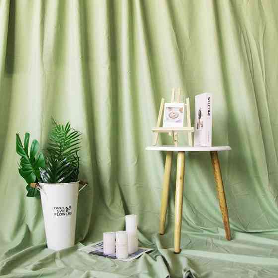 Фотофон тканевый бесшовный штора 3 x 2.4м зеленый Puluz TBD0590354104L Киев