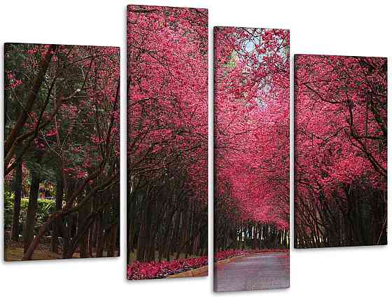 Модульная картина Парк Сакуры Art-128_4 90х132 см Киев