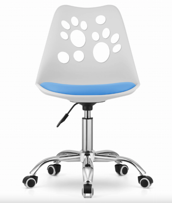 Офісне крісло Leobert Print біло-блакитний Киев - изображение 2