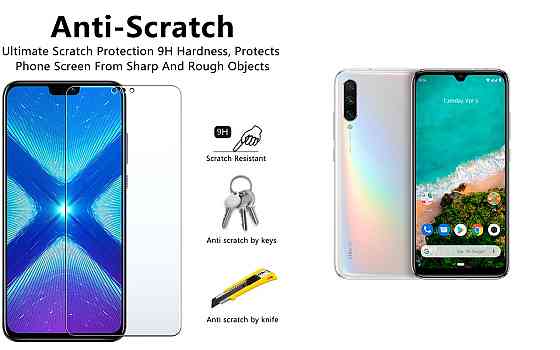 Защитное стекло NeoGlass для Xiaomi Mi A3 – ультрапрозрачное и устойчивое Киев