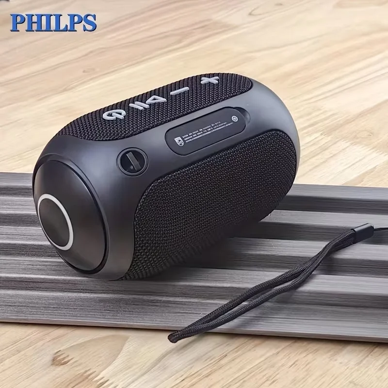 Бездротова Bluetooth-колонка Philips TAS3209 5 Вт + RGB-підсвітка Чорний Київ - фото 4