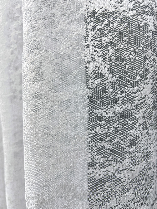 Тюль VR-Textil 702т Мармур Al-2 Жакард Білий 400х270 см (40-516) Київ - фото 13