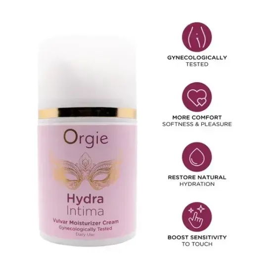 Увлажняющий крем для вульвы Orgie Hydra Intima для повышения чувствительности, 50 мл Sex Aura Киев