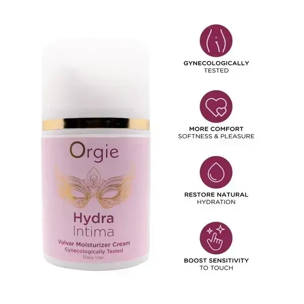 Увлажняющий крем для вульвы Orgie Hydra Intima для повышения чувствительности, 50 мл Sex Aura Киев - изображение 3