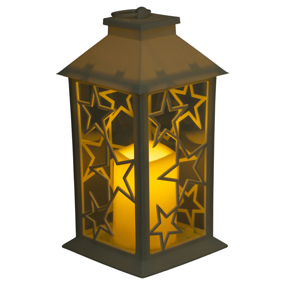 Yiwu Ліхтар декоративний 14×14×30 (см) підвісний з LED підсвічуванням Білий CR-3-1 Киев - изображение 7