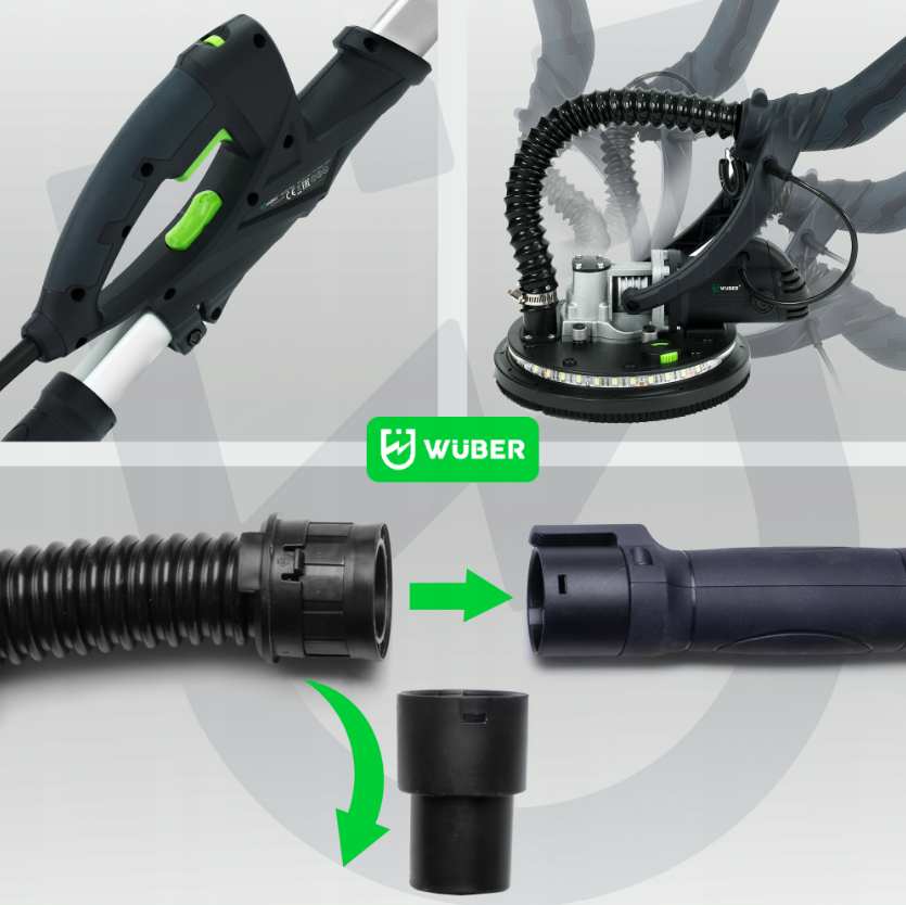 Шліфмашина для стін 1500Вт 230В Wuber (Польща) Київ - фото 6