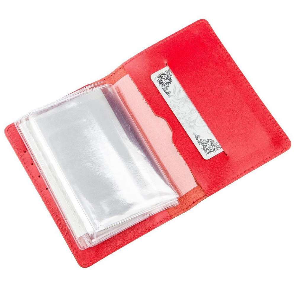 Велика обкладинка на водійські документи SHVIGEL 13984 Червона Київ - фото 1