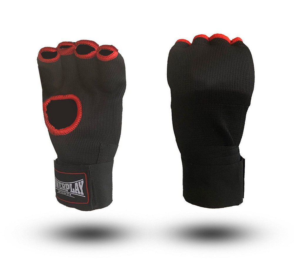 Бинти-рукавиці PowerPlay 3096 з гелевими подушечками Чорні S Кам'янське - фото 7