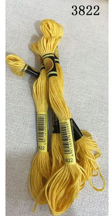 Мулине для вышивки 3822 DMC Киев - изображение 1