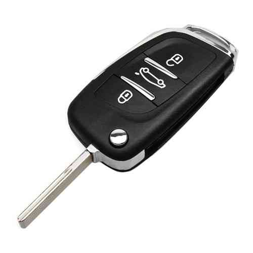 Выкидной ключ, корпус под чип, 3кн, Peugeot, ниша CE0523, HU83, NEW Киев