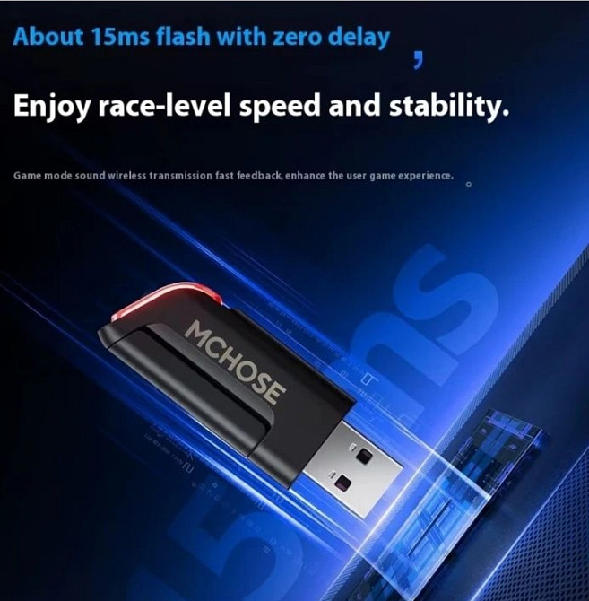 MCHOSE V9 Pro‼️В НАЯВНОСТІ‼️Steel Black беспроводные игровые наушники. Харьков - изображение 6