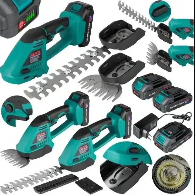 Кущоріз акумуляторний ALFA ALCHT21V-2AH – 21V, з 2 батареями і зарядкою, Італія Львів - фото 1