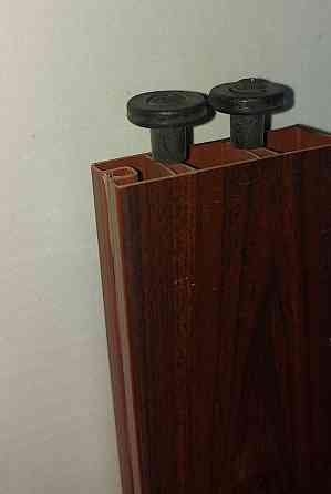 Дверь гармошка глуха Vinci Decor MELODY 820х2030х6мм Горіх Дніпро