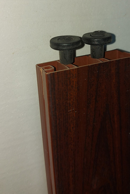 Дверь гармошка глухая Vinci Decor MELODY 820х2030х6мм   Орех Днепр - изображение 5