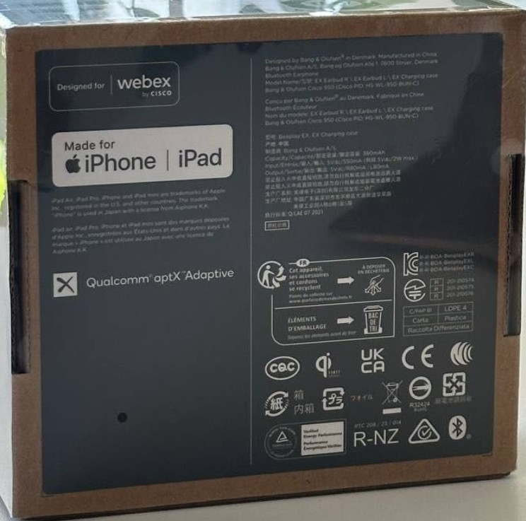 ТОП МОДЕЛЬ Наушники Bang & Olufsen Cisco 950 ( Beoplay EX) ОРИГІНАЛ! Київ - фото 2