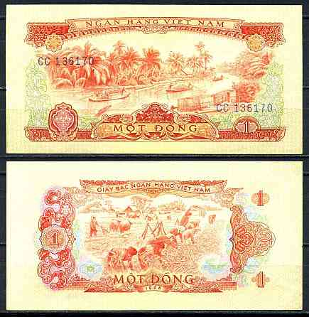 Ю.Вьетнам /South Viet Nam 1 Dong 1966 P40 UNC Полтава