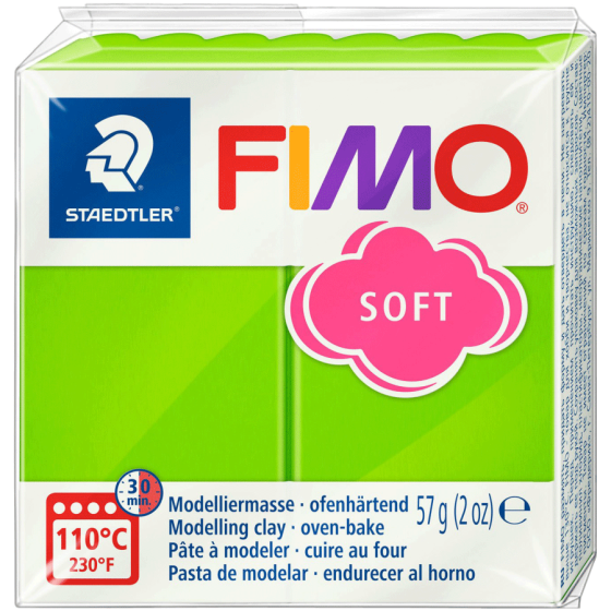 Пластика для бижутерии Soft Зеленое яблоко 57г Fimo Киев
