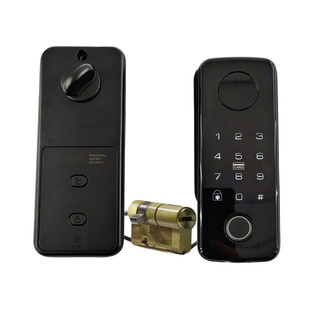 Смарт замок PES David чорний Київ - фото 11