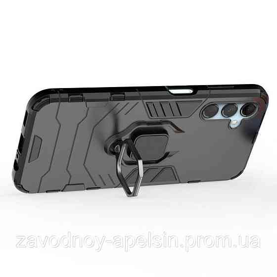 Samsung A34 A345 A346 A35 Противоударный чехол Кольцо (черный) Одесса