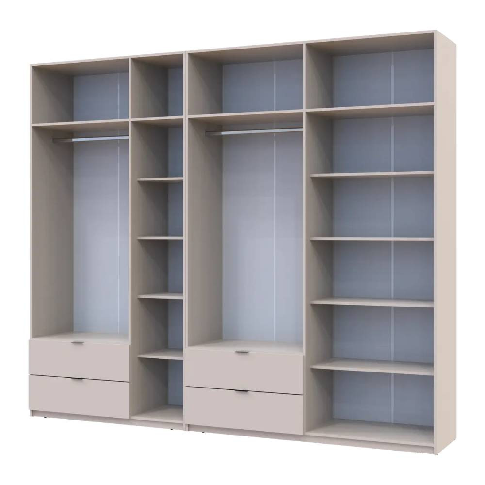 Шафа для одягу Doros Лукас Кашемір 3+4 ДСП 280х50х240 DRS-011716 (42005120) Дніпро - фото 3