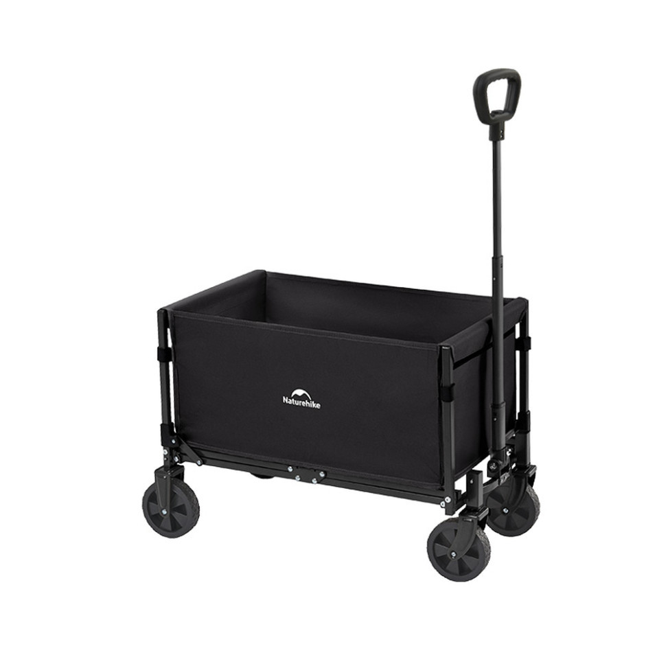 Складаний легкий кемпінговий візочок Naturehike CNK2350JJ012, 50 л, чорний Київ - фото 1