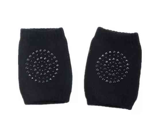 Наколенники детские для ползания, черные, отличные защитные наколенники Киев