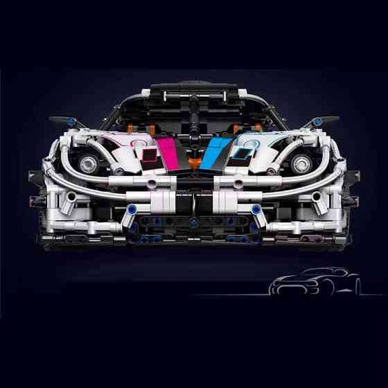 Конструктор спортивный автомобиль.Суперкар “Koenigsegg” на 3063 детали,белая Каменец-Подольский