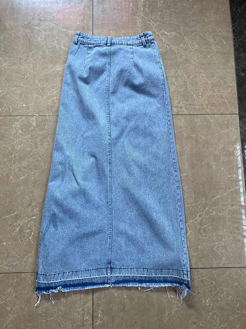 Юбка Джинсовая с разрезом L Харьков - изображение 3