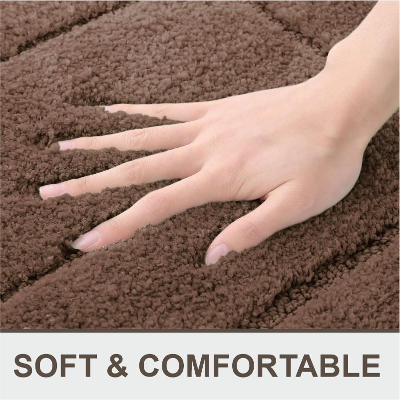 Килимок для ванної кімнати Lovely Svi - 50 x 80 см Коричневий (2565071) Київ - фото 2