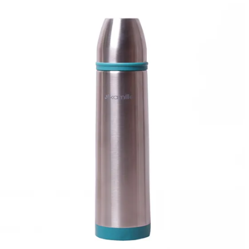 Термос 1л з нерж.сталі із пластику зі вставками і чохлом KAMILLE Житомир - фото 6