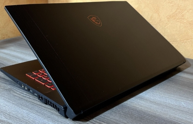 Великий ігро Ноутбук MSI GF75 (i5-10300/16D4/GTX1650/17.3" 144Hz. Київ - фото 5