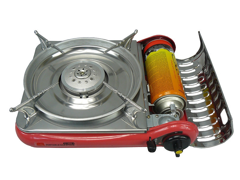 Газовий туристичний примус з нержавіючої сталі на цангові балони (220 г) з валізкою. Київ - фото 3