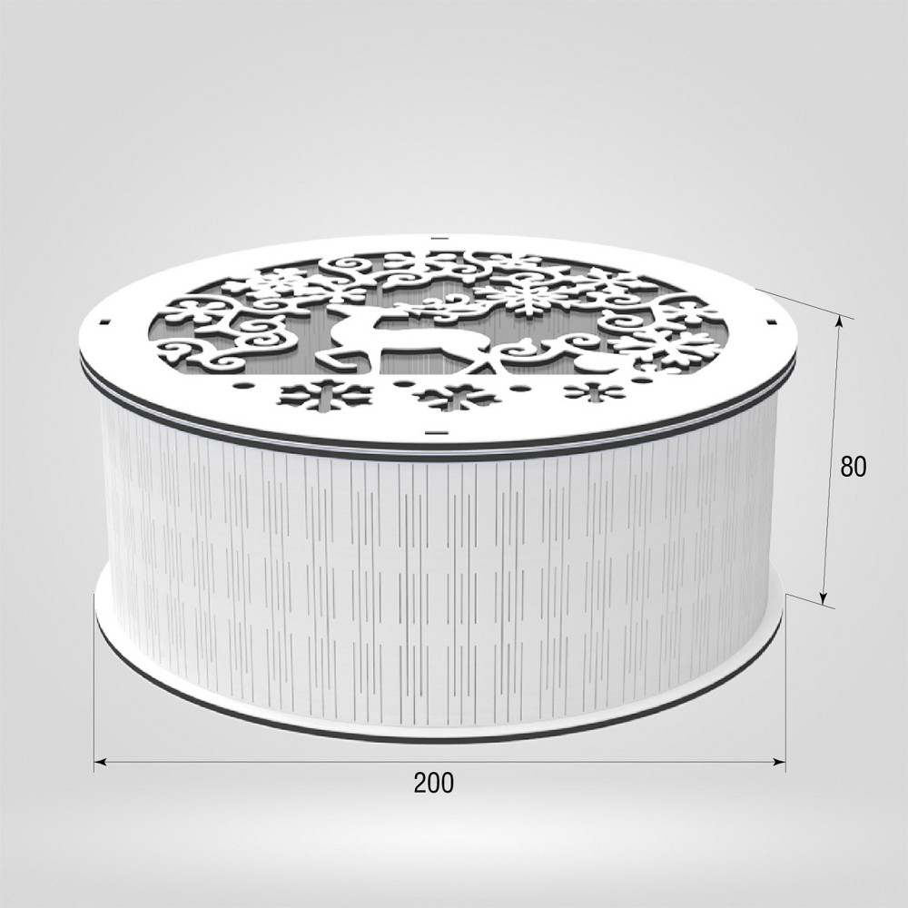 Подарочная коробка EKOSTAR d200 h80 Киев - изображение 3