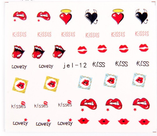 Наклейка на нігті "Губки" Київ - фото 1