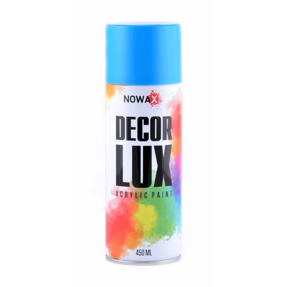 Фарба акрилова Nowax Spray 450мл світло-блакитний (LIGHT BLUE/RAL5012) Киев - изображение 1