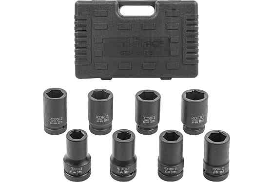 Набор головок ударных глубоких 8пр. 1''(6-гран) (22,24,27,30,32,36,38,41) в кейсе ROCKFORCE RF-8081-5MPB Одесса