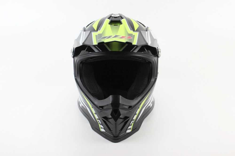 Шолом кросовий/ендуро/АТV BLD-819-7 М (57-58см), ЧОРНИЙ/НЕОНОВО-ЖОВТИЙ Киев - изображение 4