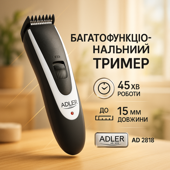 Професійна машинка для волосся, Набір для стрижки волосся на акумуляторі, Хороший бездротовий тример GD-53 Львів