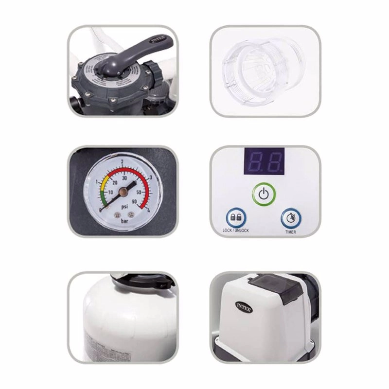 Песочный фильтр-насос Intex 26644, 4500 л/ч Винница - изображение 5