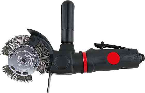 Пневмозачистна машинка кутова багатофункціональна з набором насадок (3500об/хв, 110л/хв), в кейсі Одеса