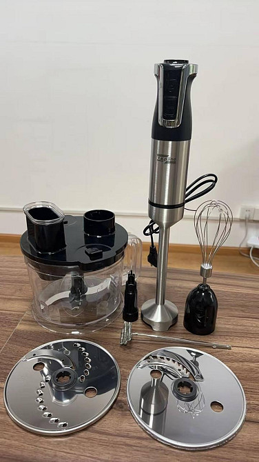 Багатофункціональний блендер 7в1 з потужністю 1500Вт 20 швидкостей, чаша 1.5 літрів  Zepline ZP-797 Чорний Одеса - фото 4