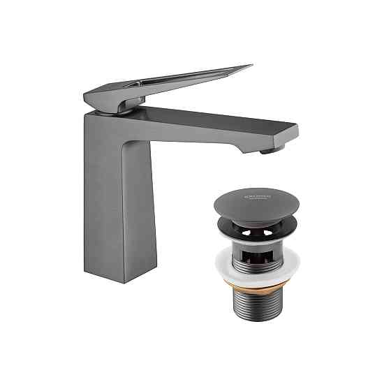 Смеситель для раковины Kroner KRP Ersel - GRP0110BV с донным клапаном Киев