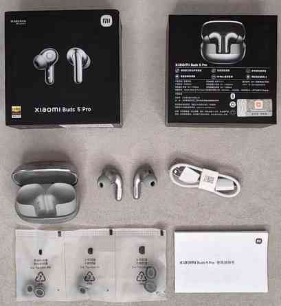НОВЫЕ Xiaomi Buds 5 Pro (2025) (не Redmi) - aptX Lossless, BT 5.4, 40ч. Киев