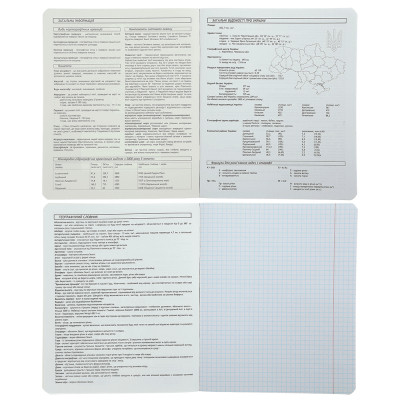 Зошит ZiBi предметний CRAZY CAT 48 аркушів клітинка, географія (ZB.1703-28) Вінниця - фото 2