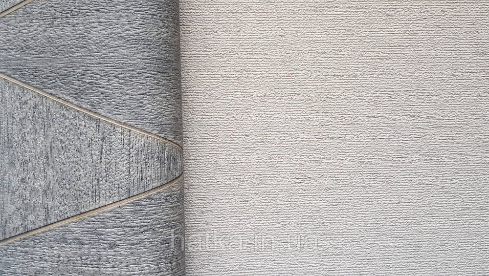 Шпалери вінілові на флізеліні Marburg Travertino 1.06х10 однотонні дрібна горизонтальна смужка коричневі Київ - фото 2