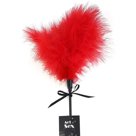 Лоскітка зі шлепалкою Піка Art of Sex - Puff Peak, колір Червоний Львів